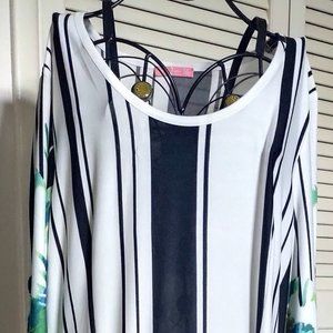 New with tags, Tunic size L and M, 3/4 sleeve, Simply Aster brand